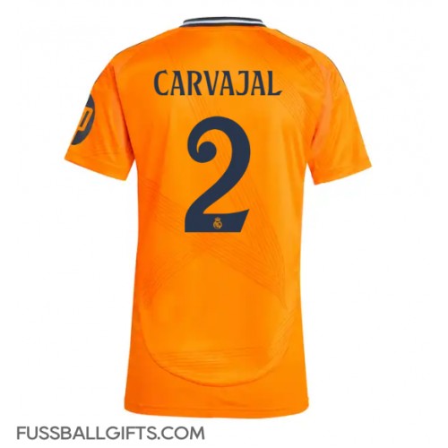 Real Madrid Daniel Carvajal #2 Fußballbekleidung Auswärtstrikot Damen 2024-25 Kurzarm